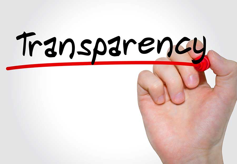 Transparency, Core Value